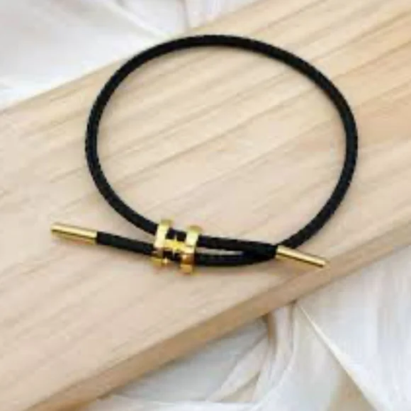 H-Shaped Buckle Steel Wire Bracelet Adjustable Bracelet Lucky Rope Bracelet - Picture 3 of 5